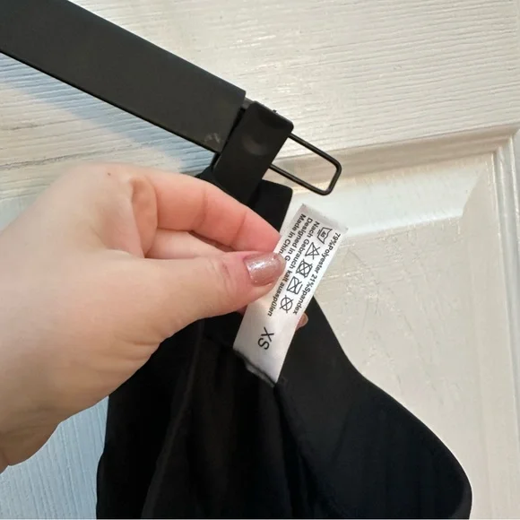 Skinnify Black leggings high rise XS foot strap stirrup full length - Picture 6 of 6